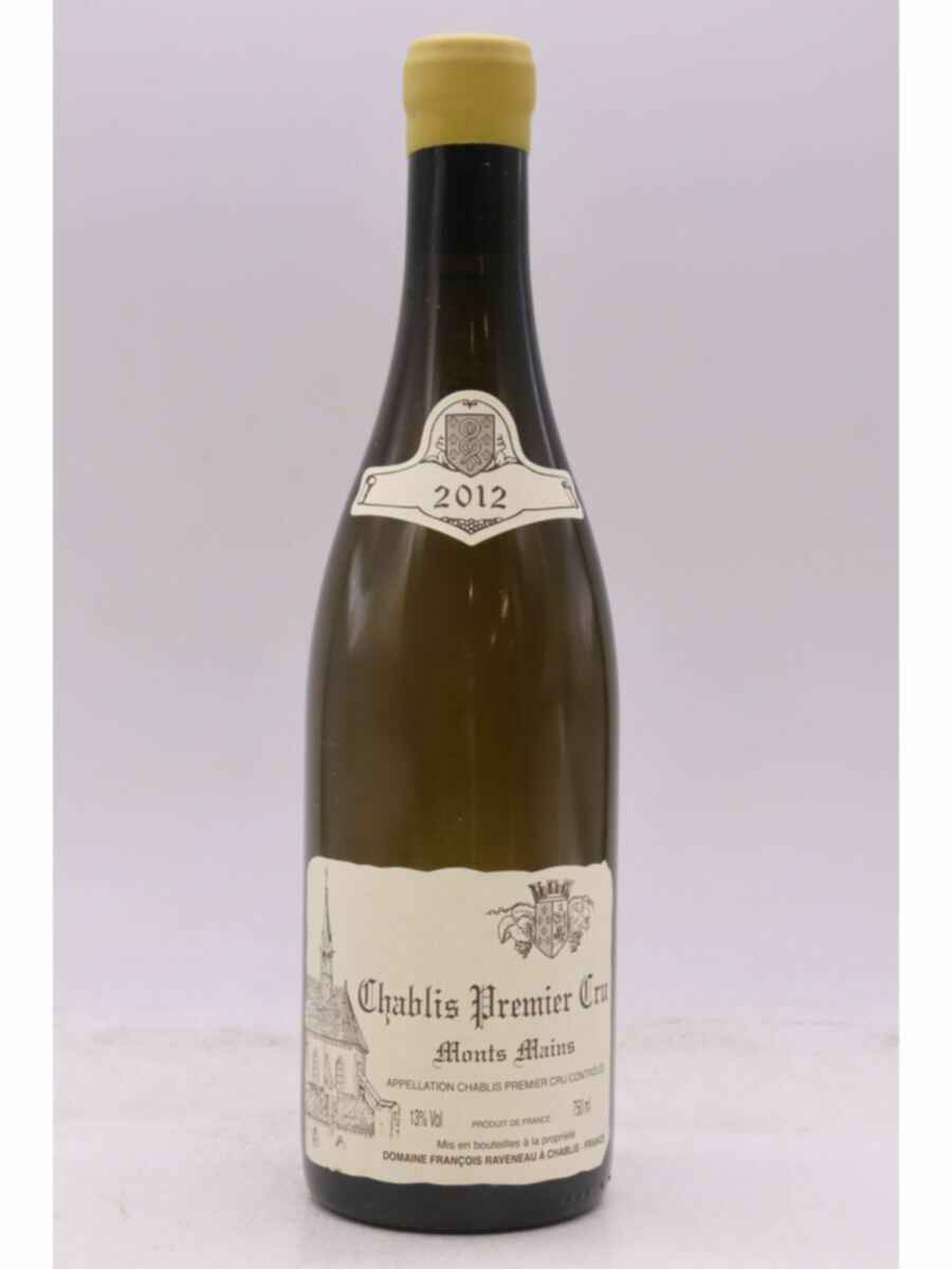 Raveneau Chablis  Monts Mains 1er Cru 2012