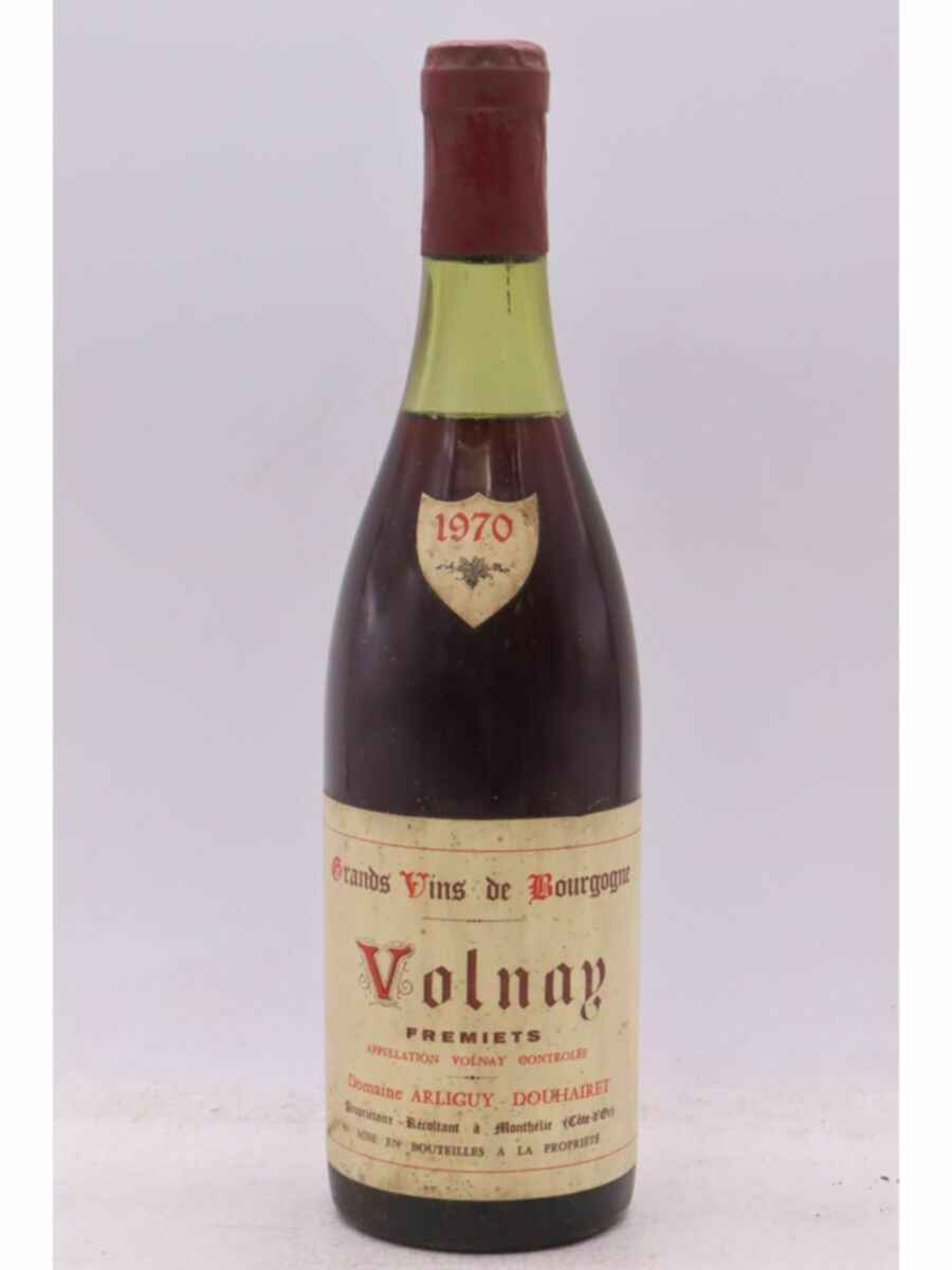 Arliguy Douhairet Volnay Fremiets 1er Cru 1970