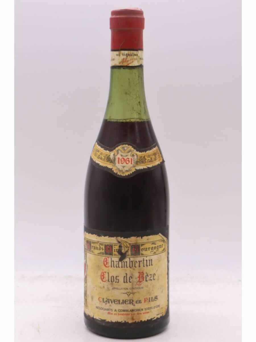 Clavelier Et Fils Chambertin Clos De Beze Grand Cru 1961