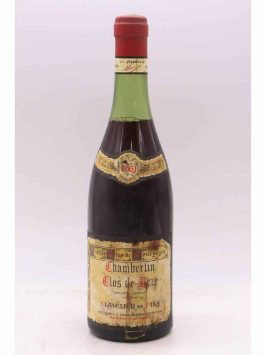 Clavelier Et Fils Chambertin Clos De Beze Grand Cru 1961