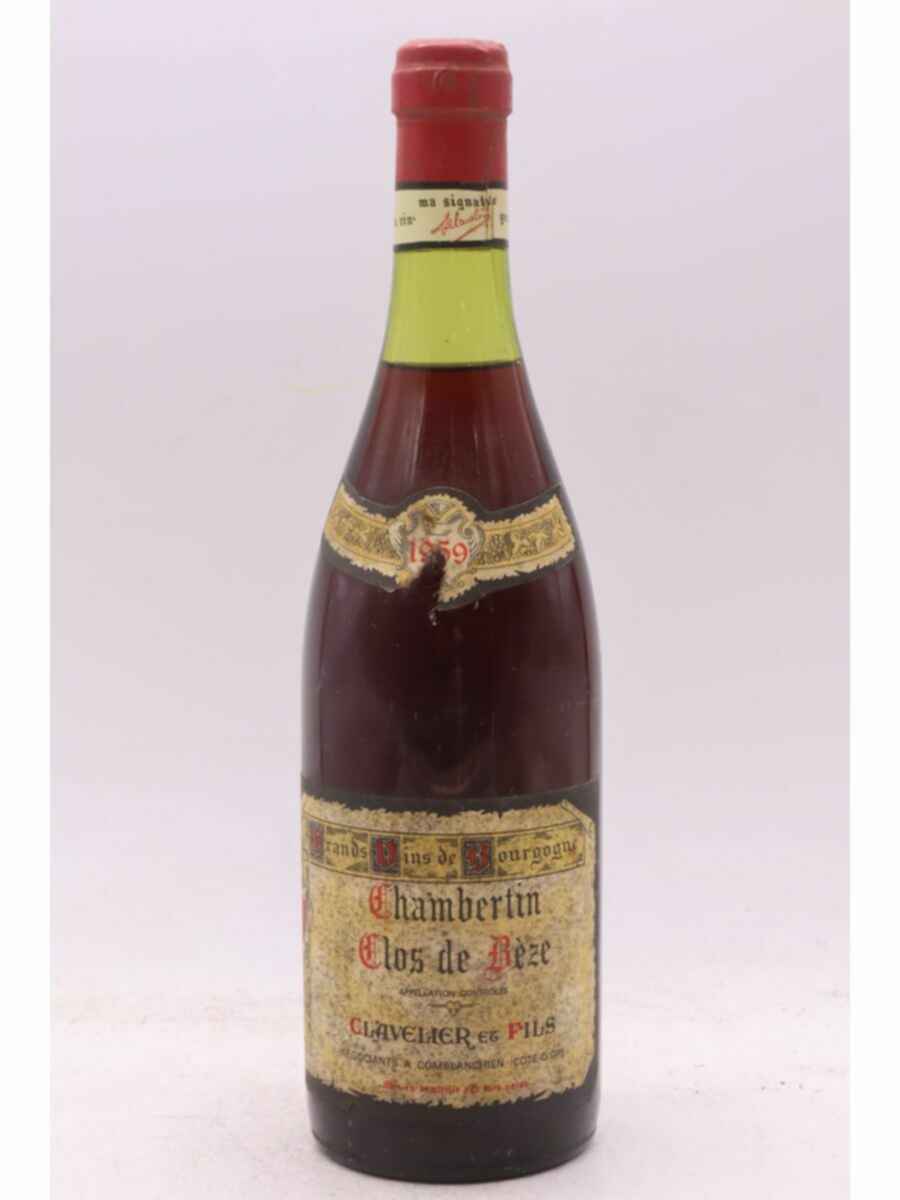 Clavelier Et Fils Chambertin Clos De Beze Grand Cru 1959