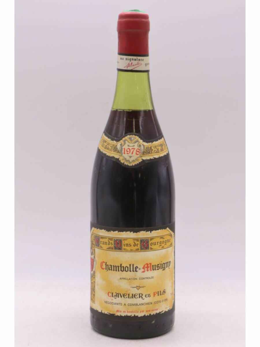 Clavelier Et Fils Chambolle Musigny 1978