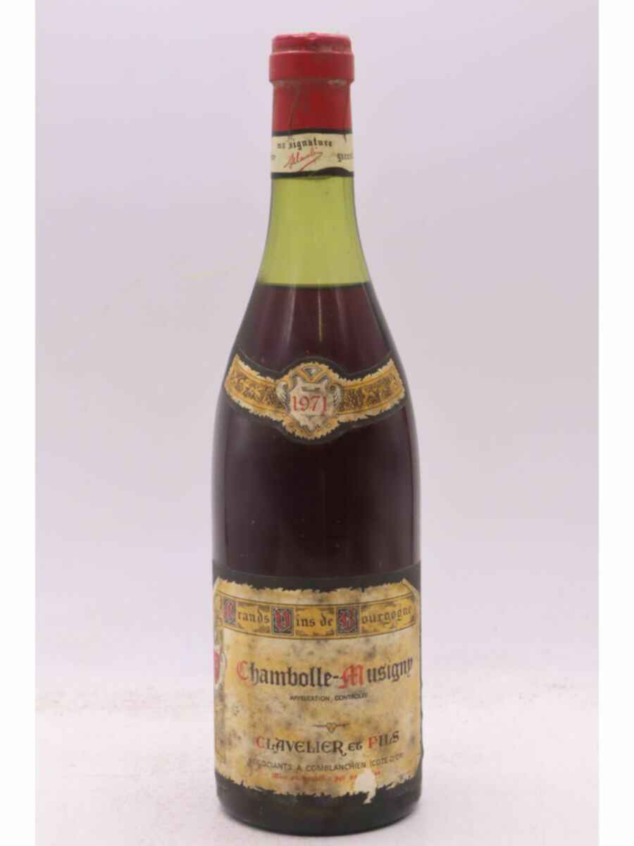 Clavelier Et Fils Chambolle Musigny 1971