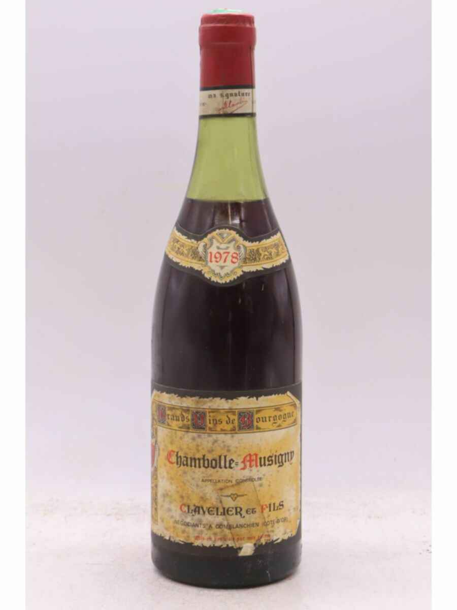 Clavelier Et Fils Chambolle Musigny 1978