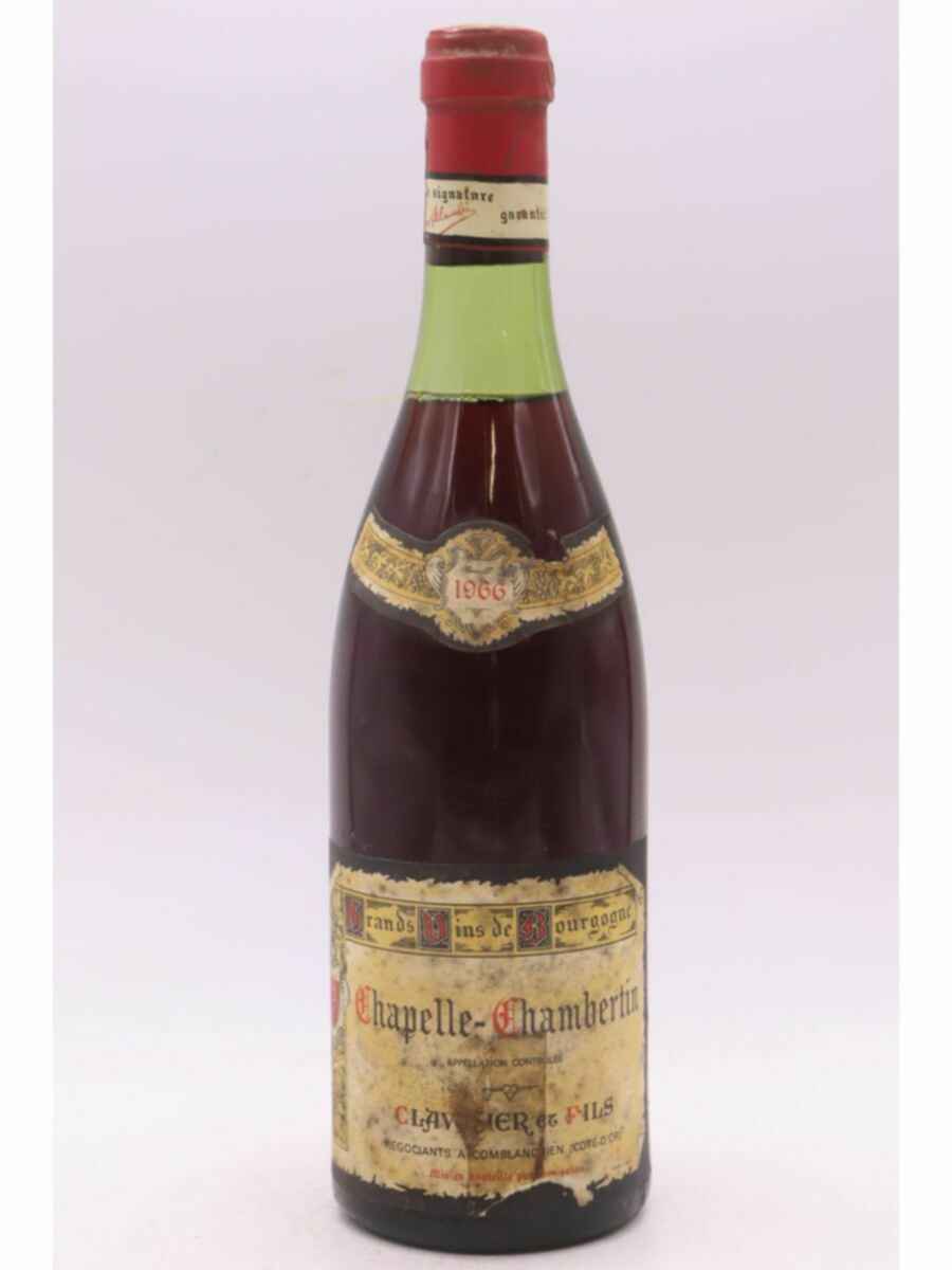 Clavelier Et Fils Chapelle Chambertin Grand Cru 1966