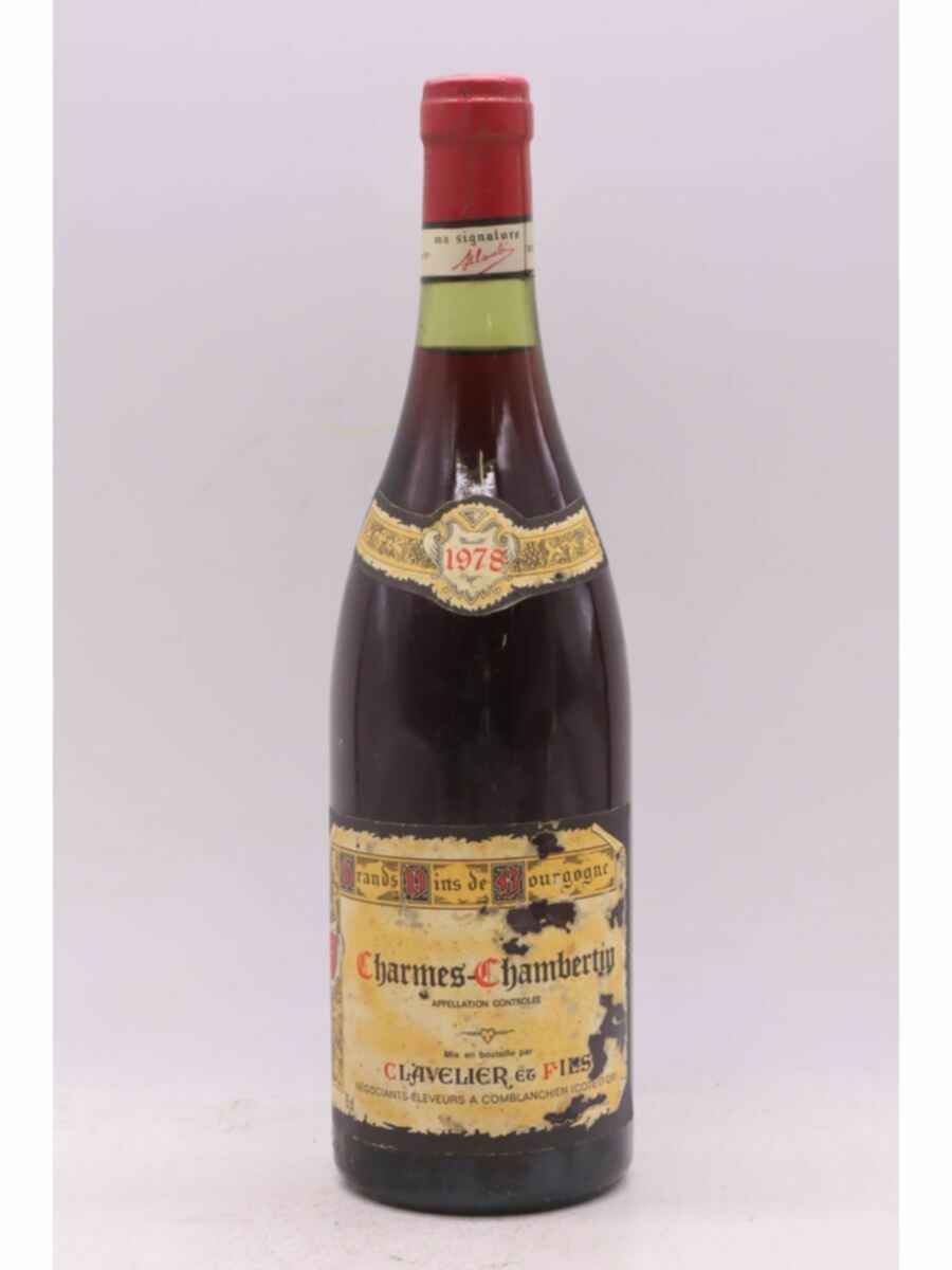 Clavelier Et Fils Charmes Chambertin Grand Cru 1978