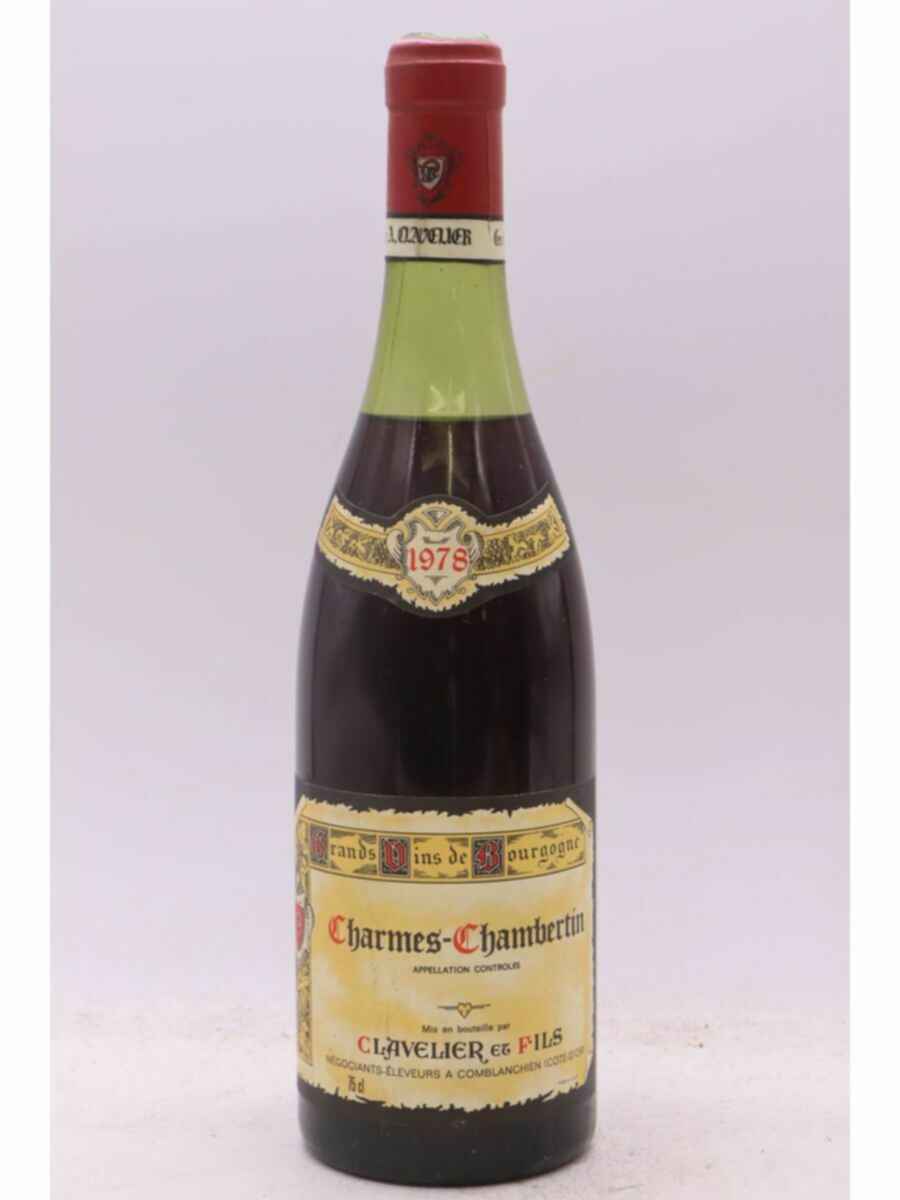 Clavelier Et Fils Charmes Chambertin Grand Cru 1978