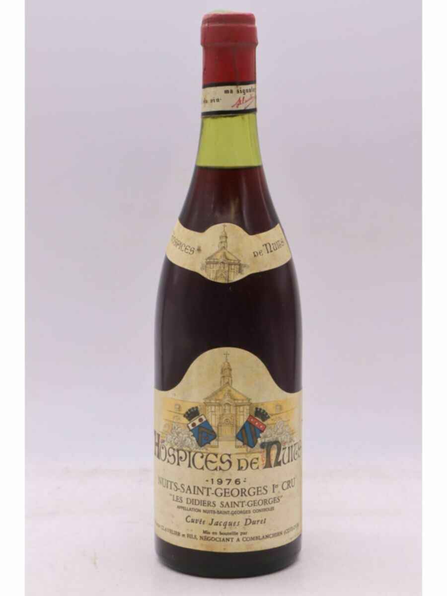 Clavelier Et Fils Hospices De Nuits Nuits Saint Georges 1er Cru Les Didiers Cuvee Jacques Duret 1976