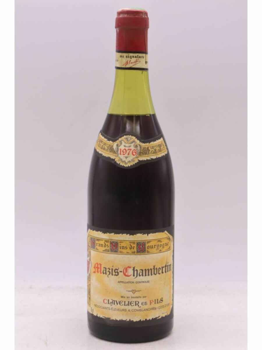 Clavelier Et Fils Mazis Chambertin Grand Cru 1976