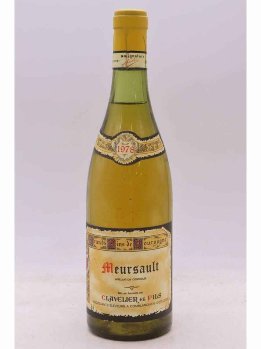 Clavelier Et Fils Meursault 1978