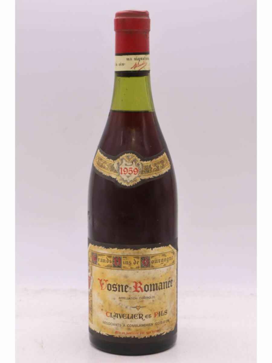 Clavelier Et Fils Vosne Romanee 1959