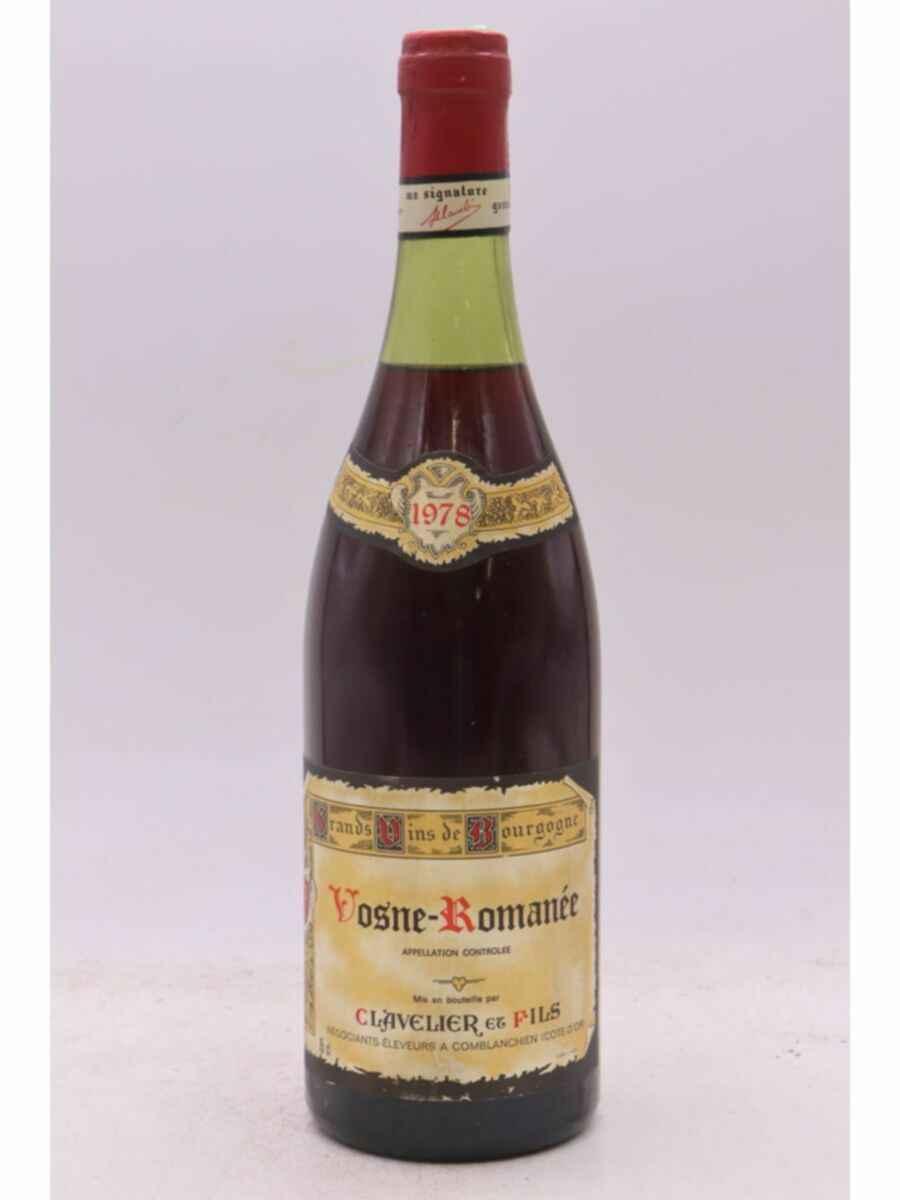 Clavelier Et Fils Vosne Romanee 1978