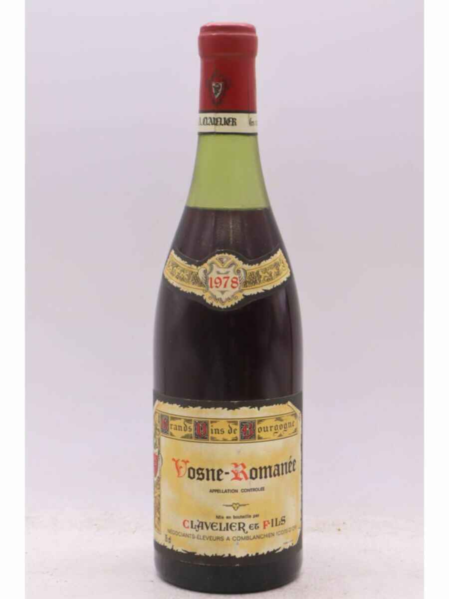 Clavelier Et Fils Vosne Romanee 1978