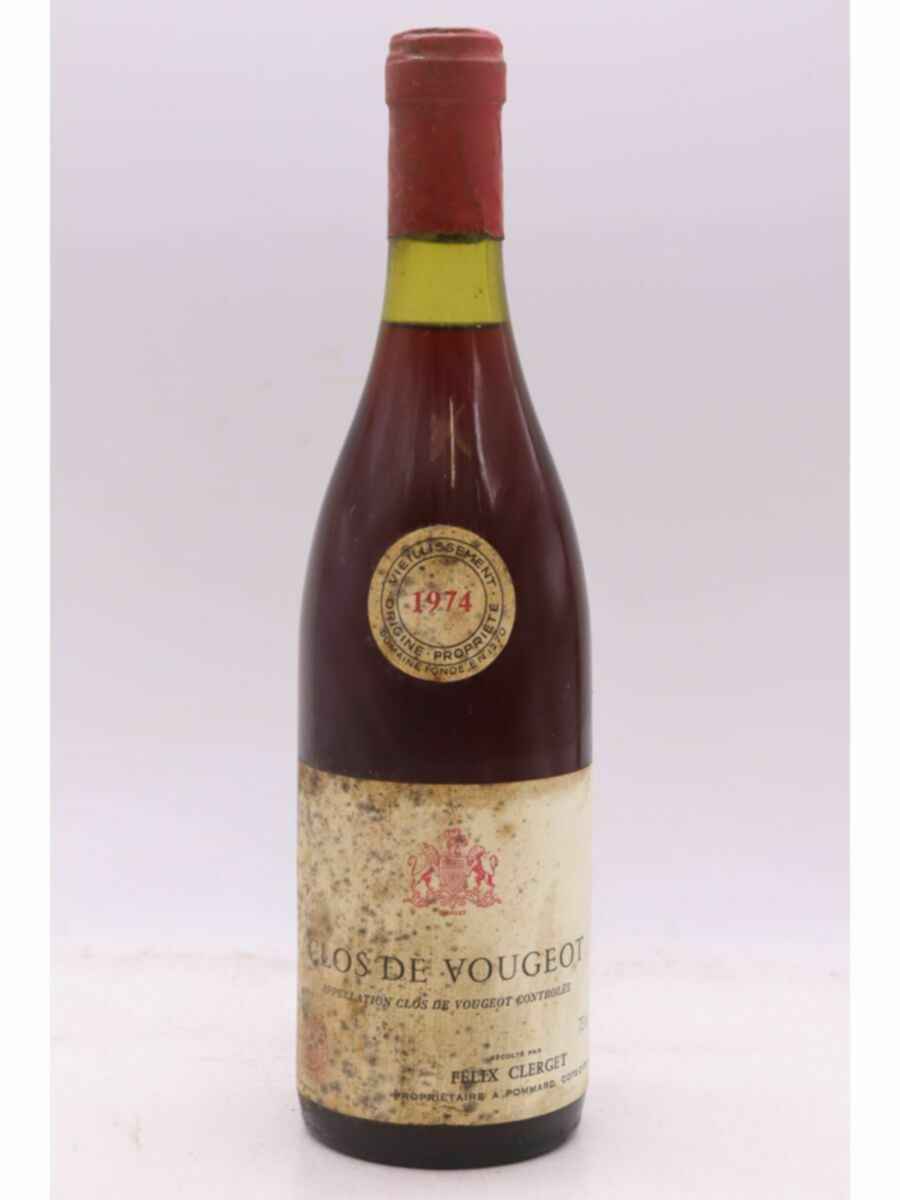 Felix Clerget Clos de Vougeot Grand Cru 1974