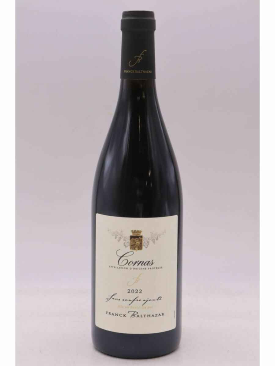Franck Balthasar Cornas Cuvee Sans Souffre Ajouté 2022
