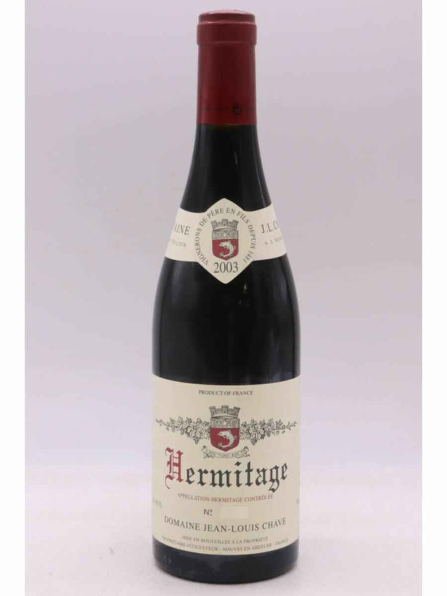 Jean Louis Chave Hermitage Rouge 2003