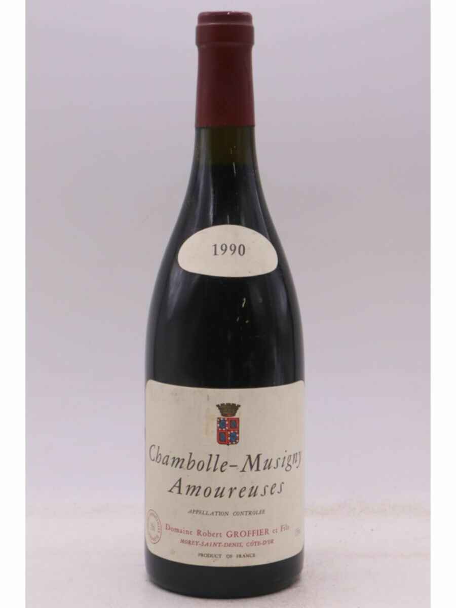 Robert Groffier Chambolle Musigny Les Amoureuses 1er Cru 1990