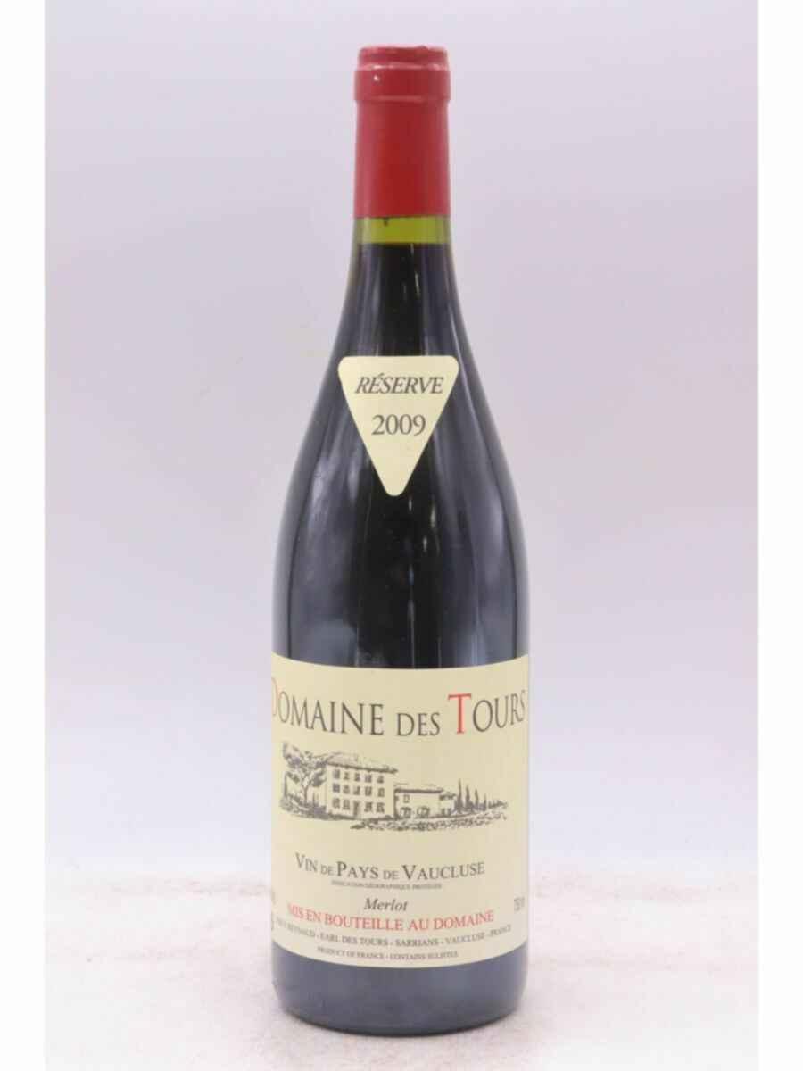 Rayas Domaine Des Tours  Vaucluse Merlot Reserve 2009