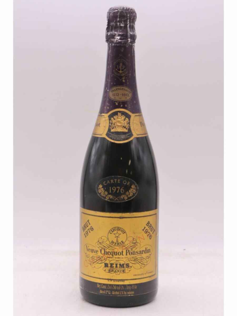 Veuve Clicquot Ponsardin Carte Or 1976
