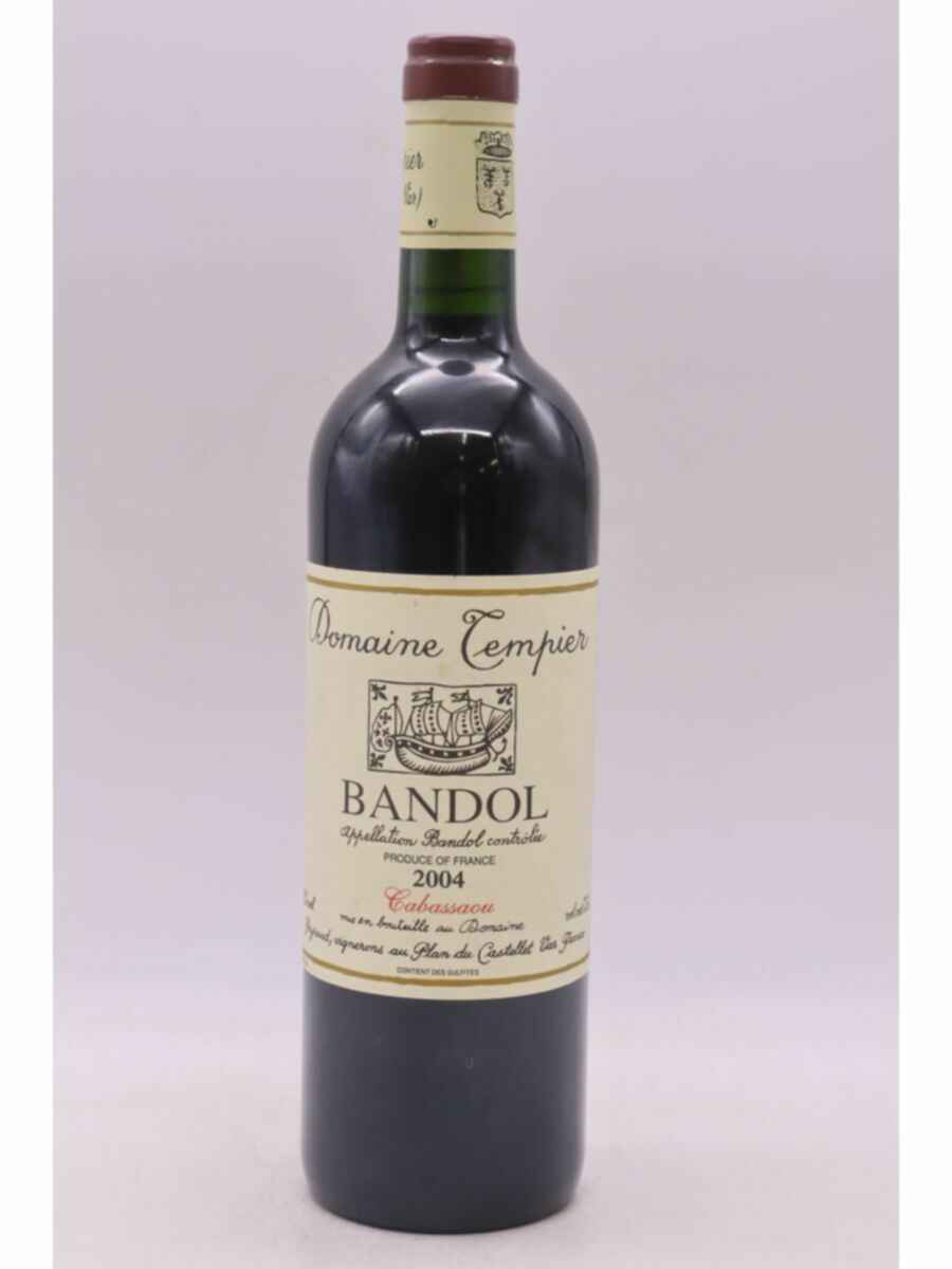 Tempier Bandol Cabassaou 2004