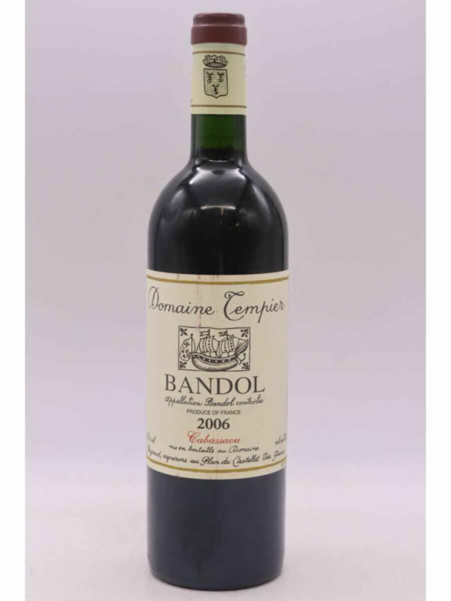 Tempier Bandol Cabassaou 2006