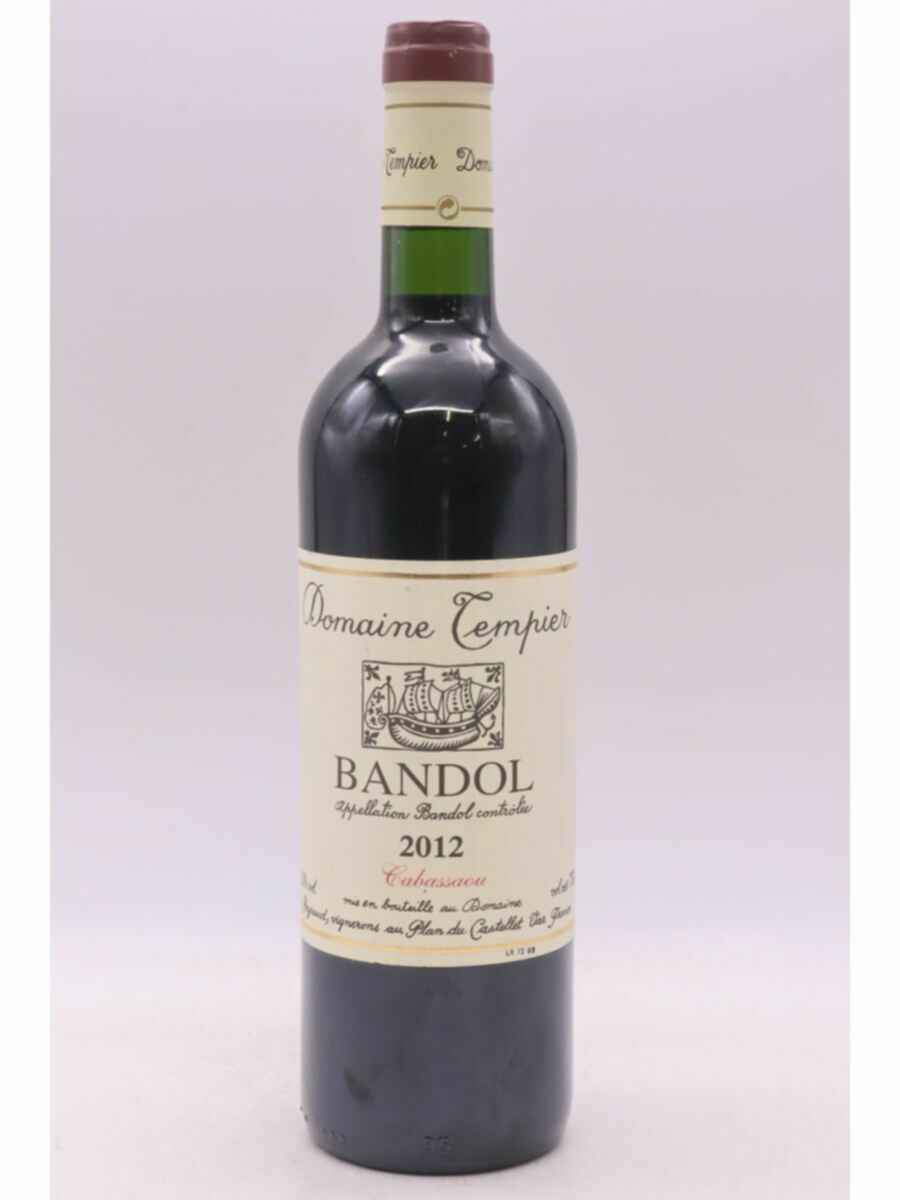 Tempier Bandol Cabassaou 2012