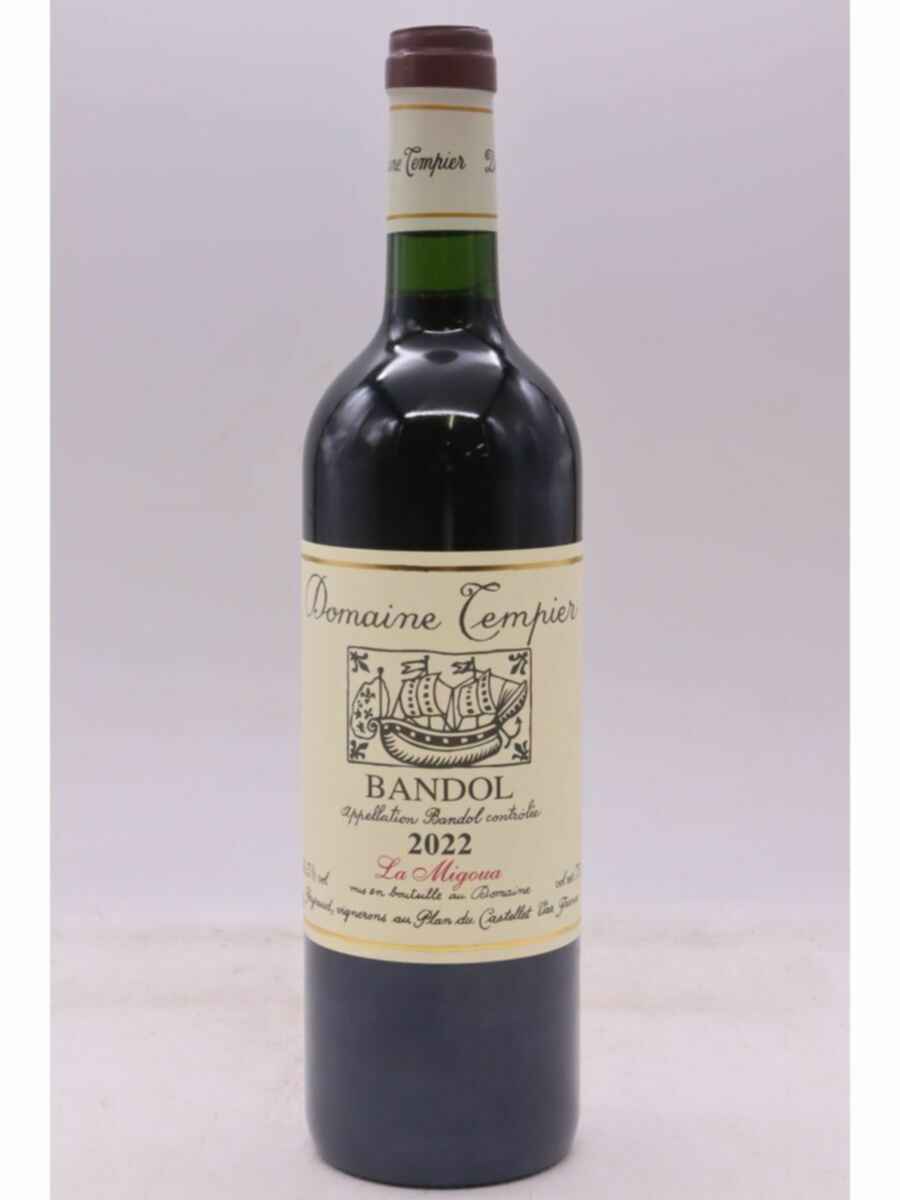 Tempier Bandol La Migoua 2022
