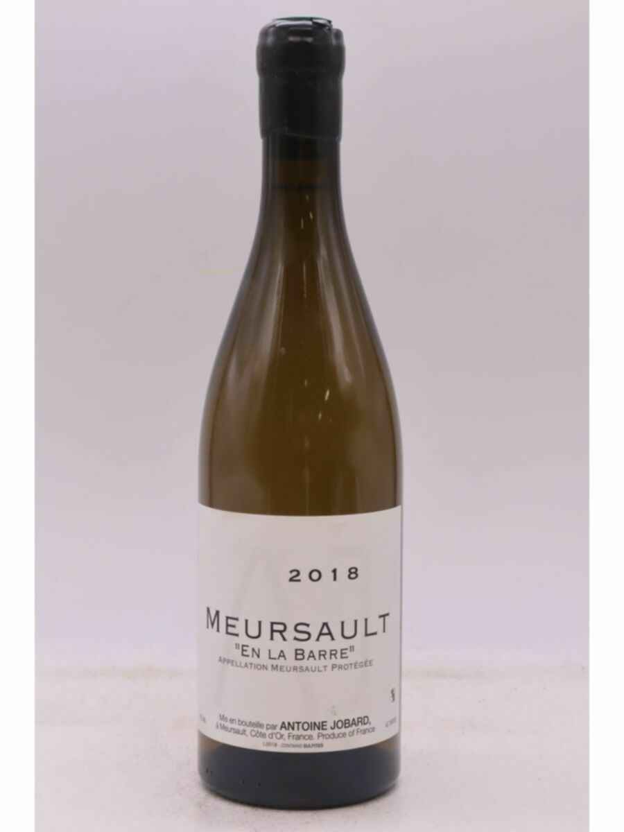 Antoine Jobard Meursault En La Barre 2018