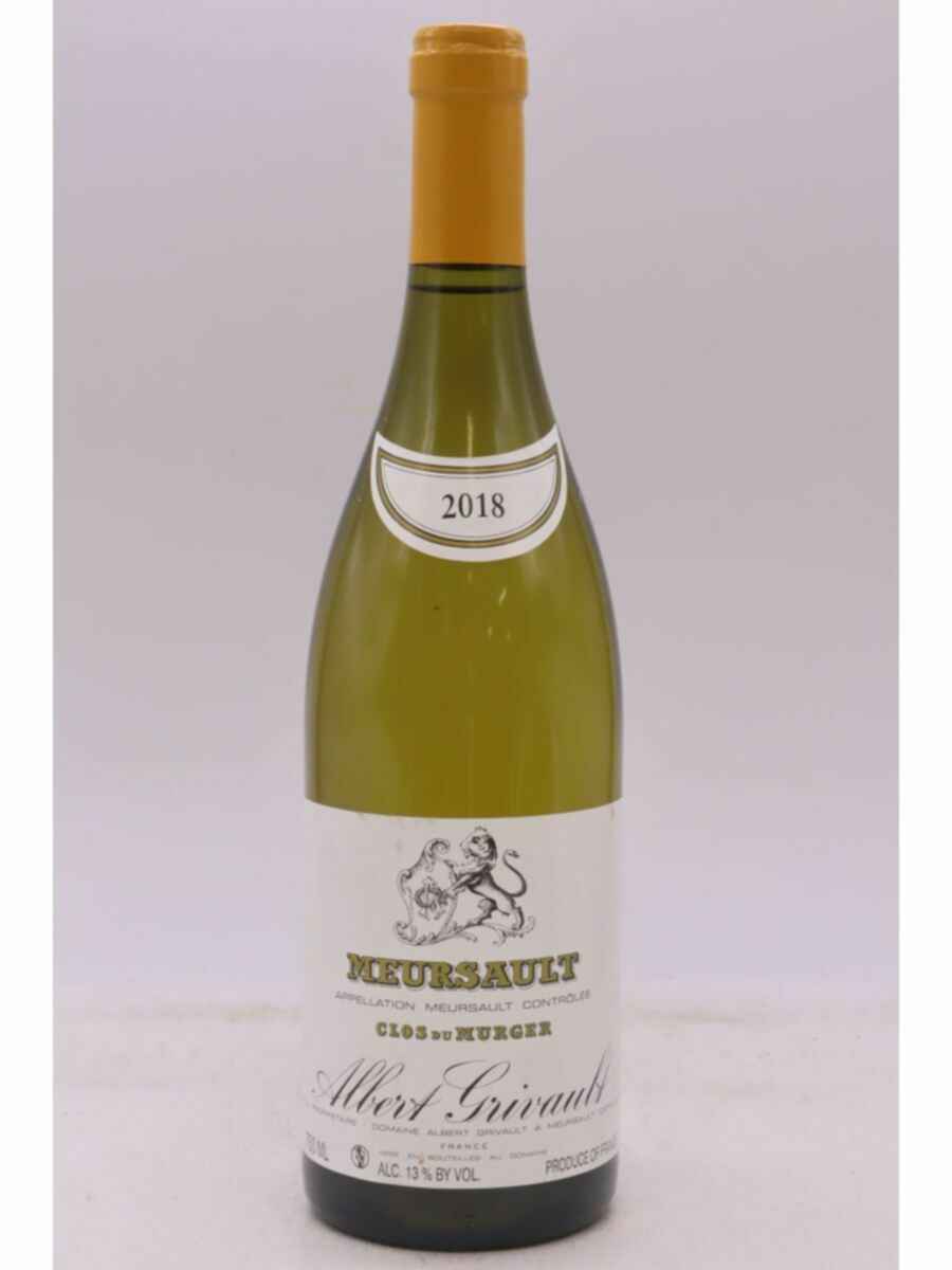 Albert Grivault Meursault Clos Du Murger 2018
