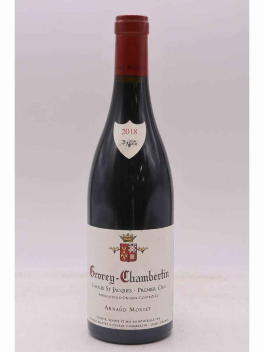 Arnaud Mortet Gevrey Chambertin 1er Cru Lavaux Saint Jacques 2018