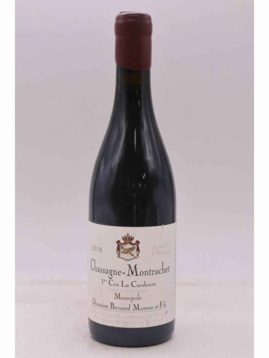 Bernard Moreau Chassagne Montrachet La Cardeuse Rouge 1er Cru 2018