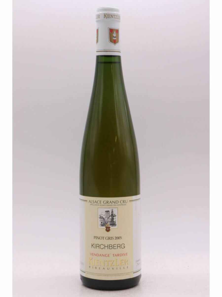 Kientzler Alsace Grand Cru Pinot Gris Kirchberg De Ribeauville Vendanges Tardives 2005