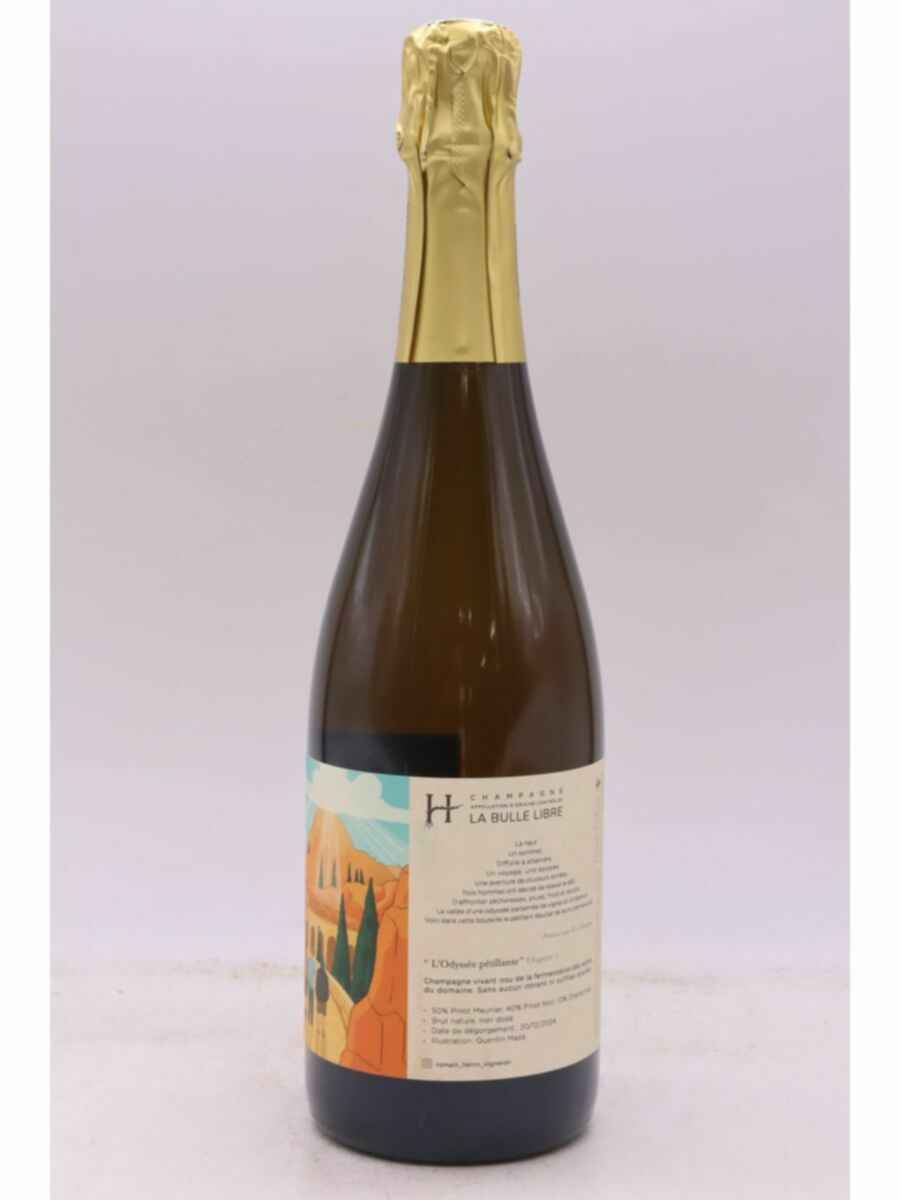 Romain Henin La Bulle Libre L'odyssee Petillante Brut Nature N.V.