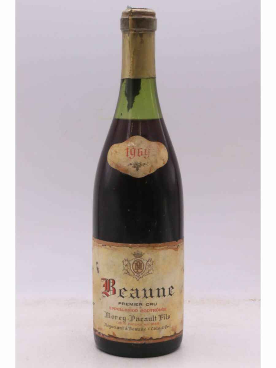 Morey Pacault Beaune 1er Cru 1969