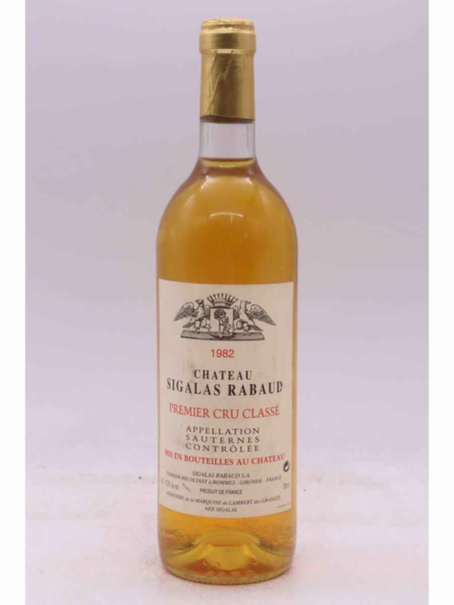 Chateau Sigalas Rabaud 1982