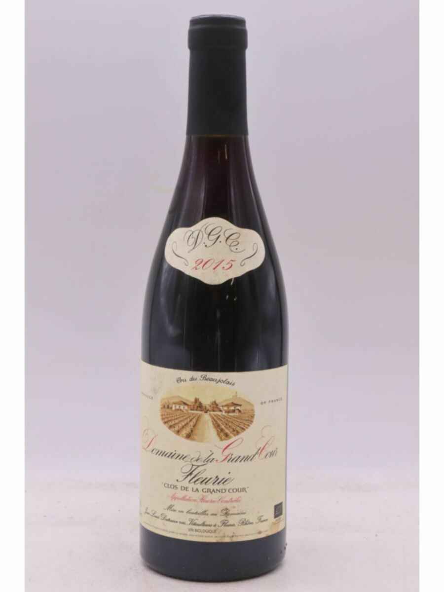 De La Grand Cour Fleurie  Clos De La Grand Cour 2015