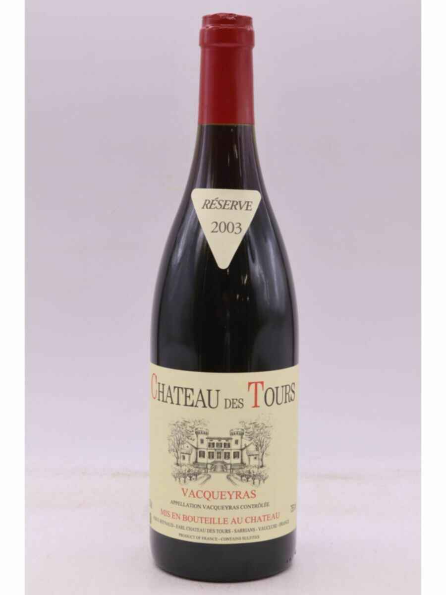 Rayas Chateau Des Tours Vacqueyras Rouge 2003