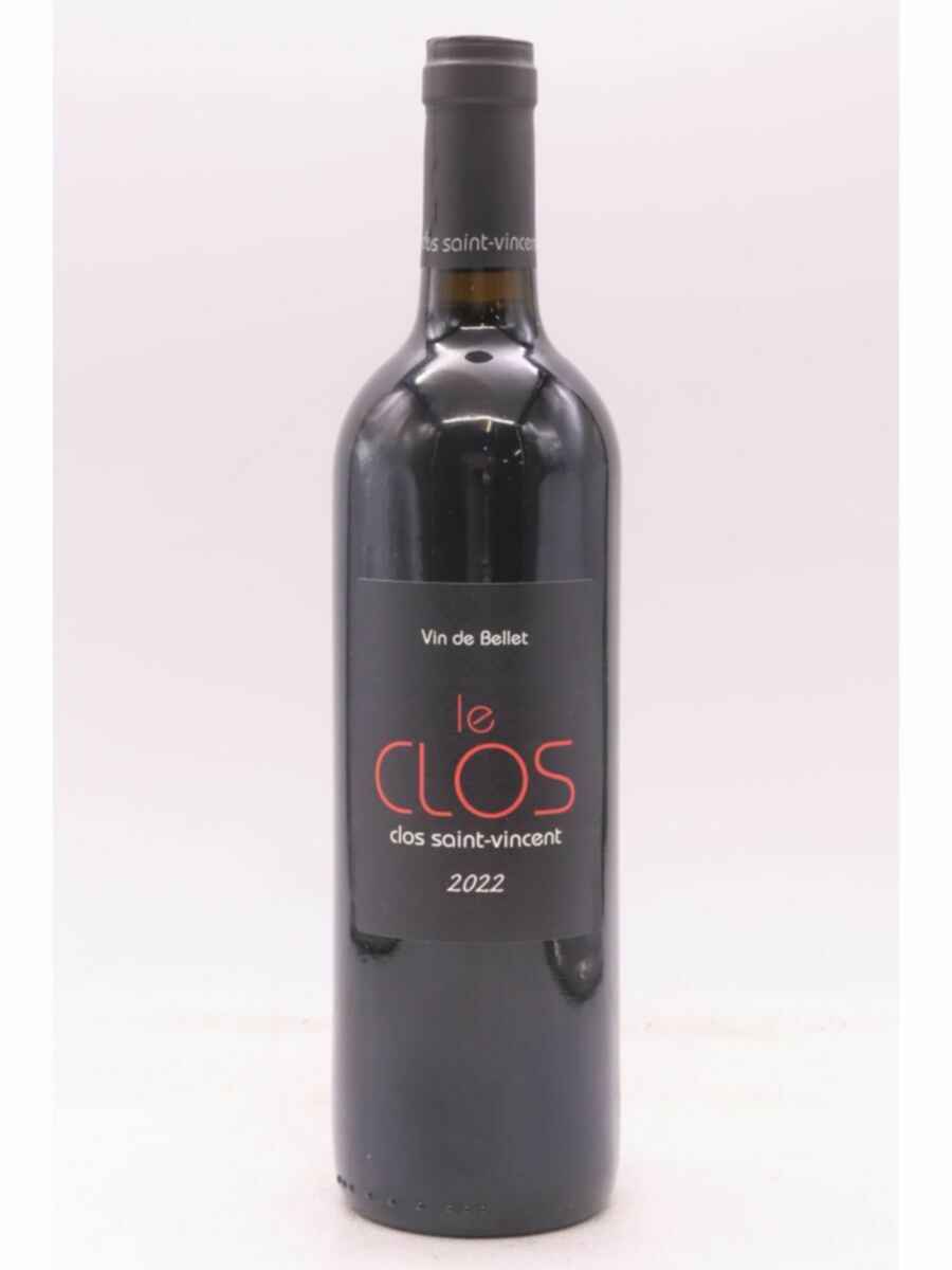 Clos Saint Vincent Le Clos Rouge Bellet 2022