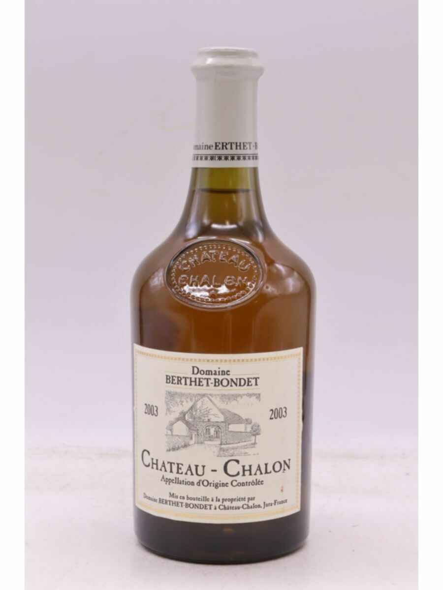 Berthet Bondet Chateau Chalon 2003
