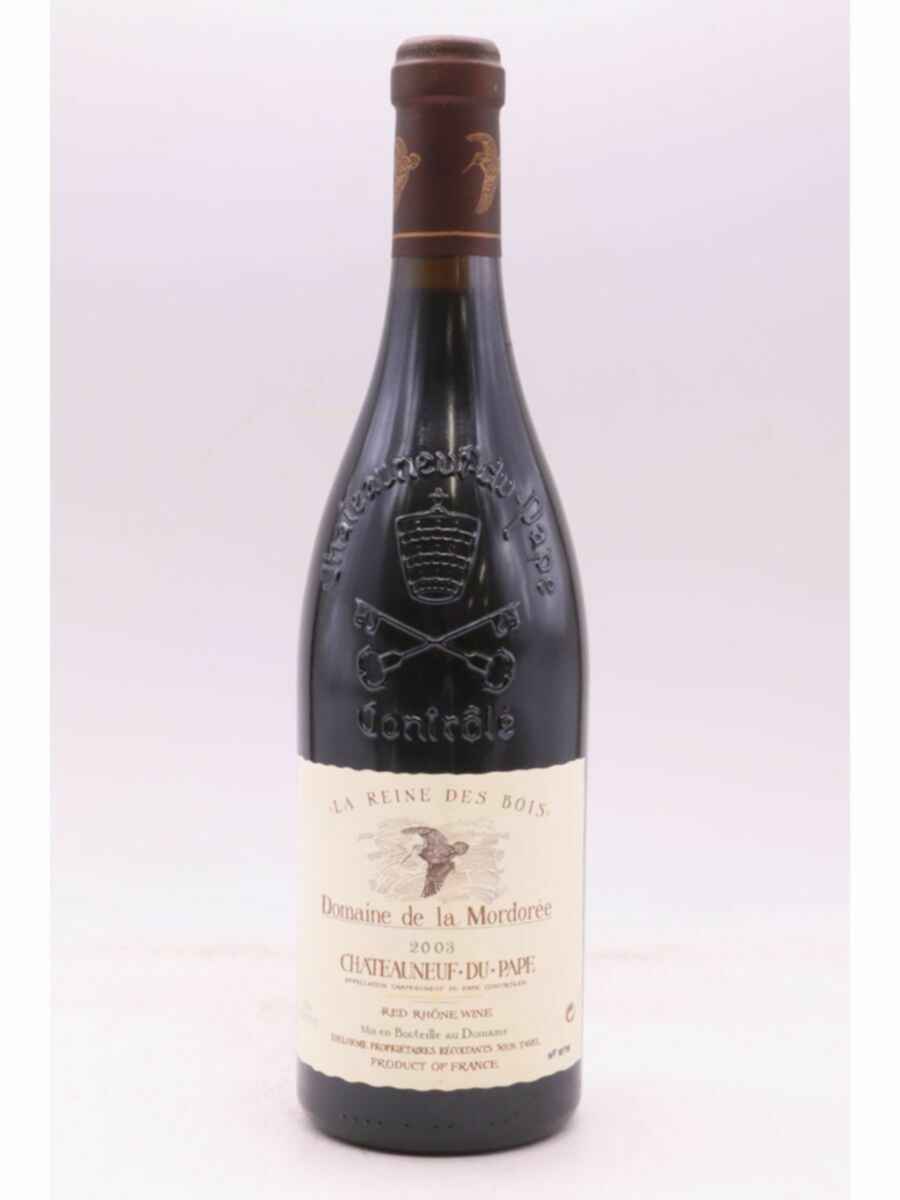 De La Mondoree Chateauneuf-du-pape Cuvee De La Reine Des Bois 2003