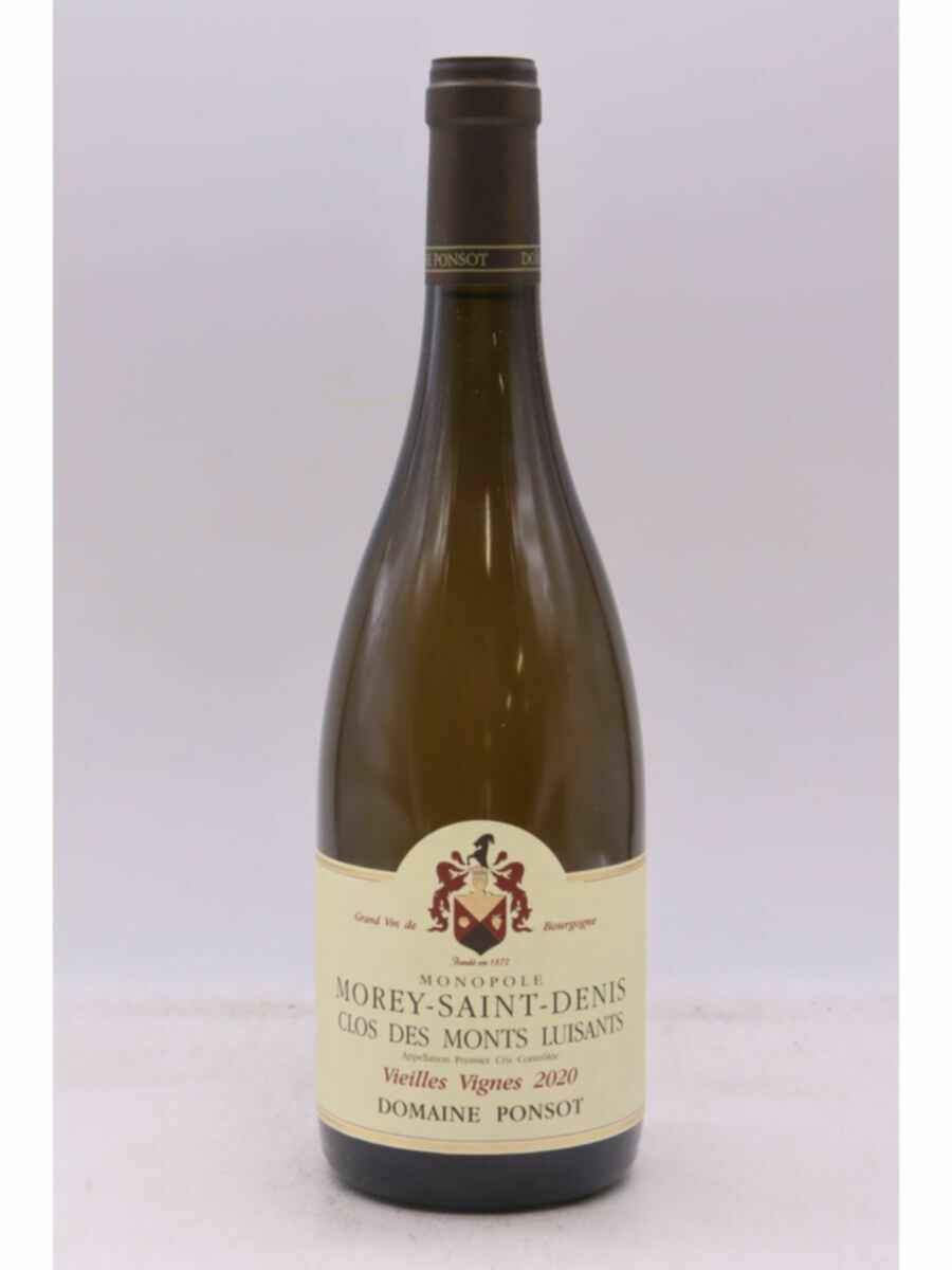 Ponsot Morey St Denis Blanc Clos Des Monts Luisants V.v. 1er Cru 2020