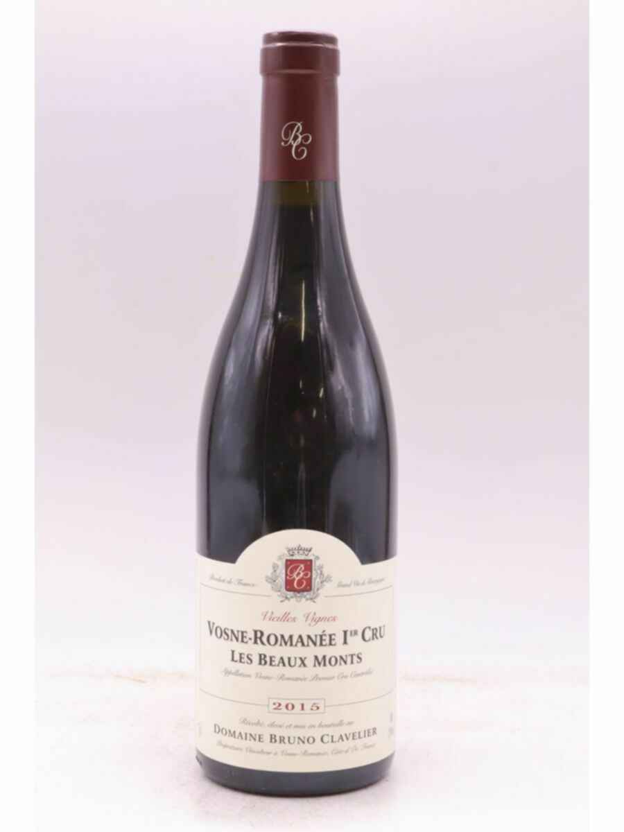 Bruno Clavelier Vosne Romanee Les Beaux Monts Vieilles Vignes 1er Cru 2015