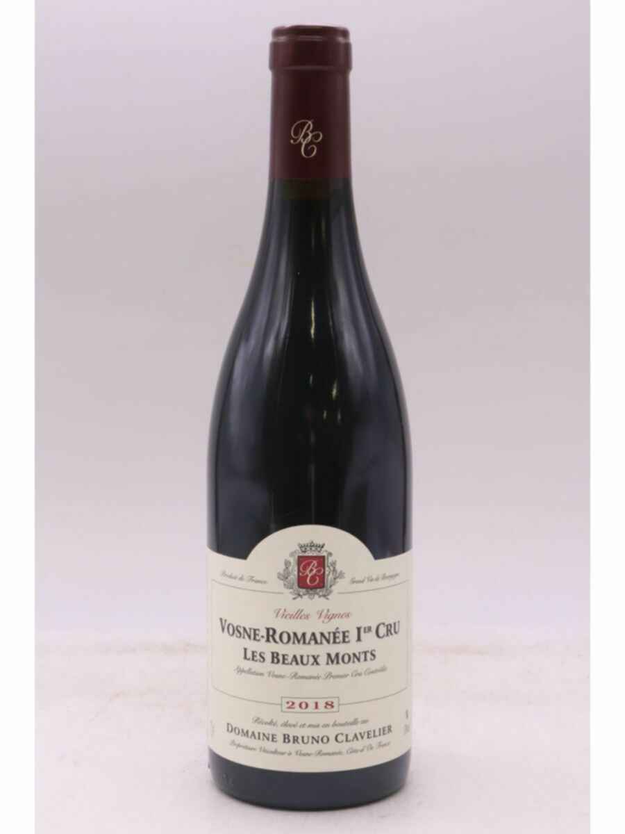 Bruno Clavelier Vosne Romanee Les Beaux Monts Vieilles Vignes 1er Cru 2018