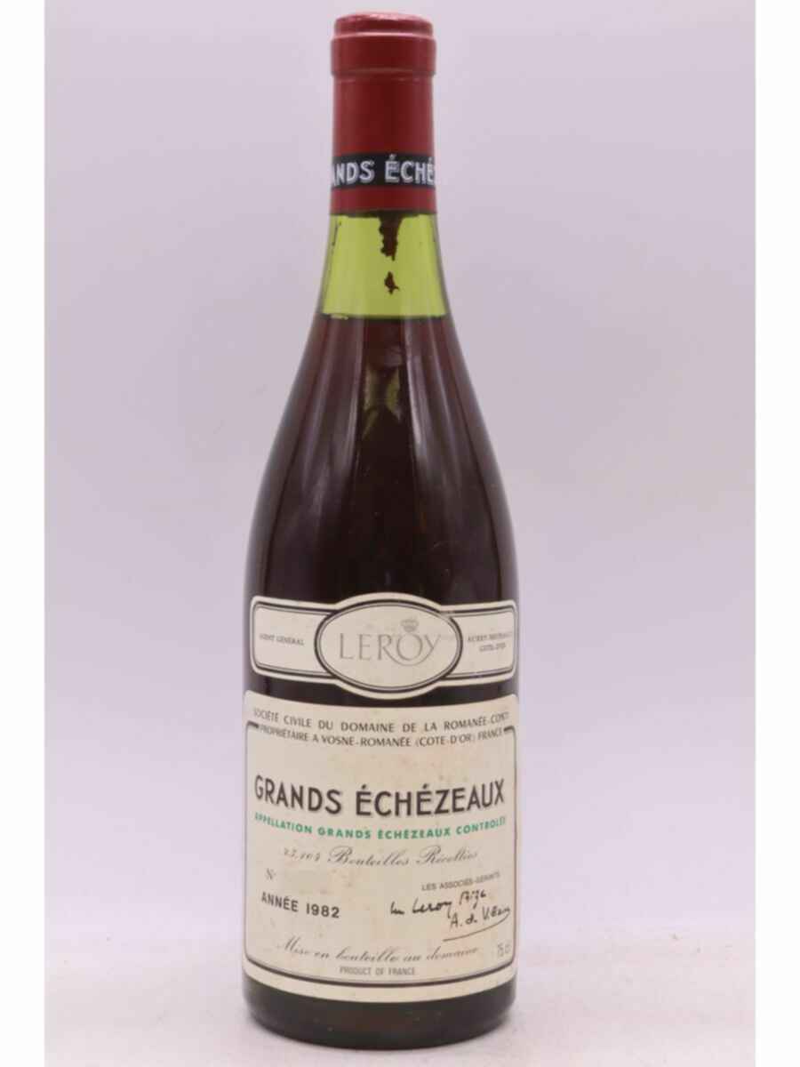 De La Romanee Conti Grands Echezeaux Grand Cru 1982