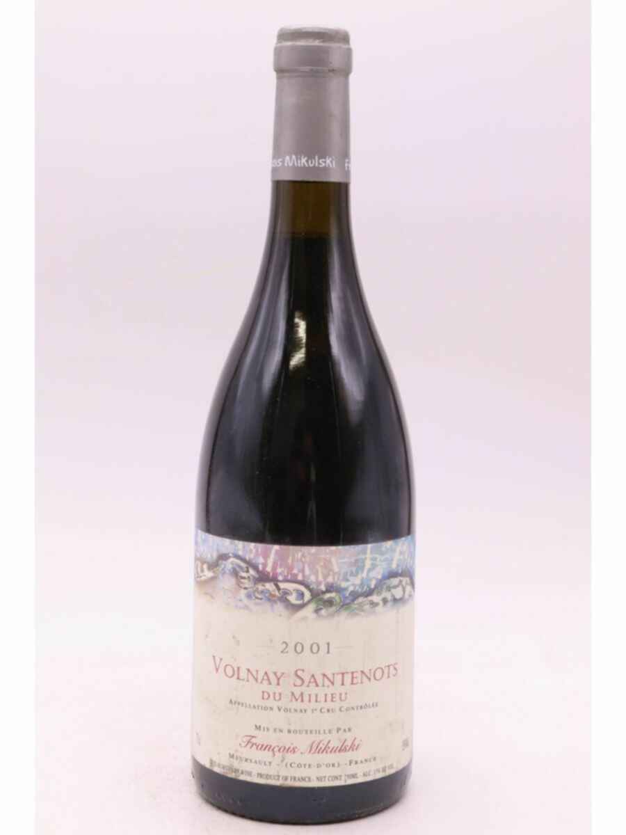 François Mikulski Volnay 1er Cru Santenots Du Milieu 2001