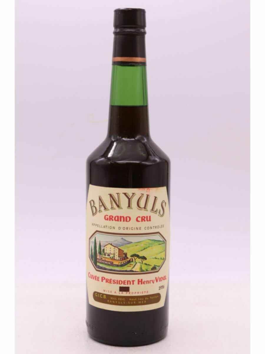 Mas Reig Banyuls Grand Cru Cuvee President Henri Vidal 1956