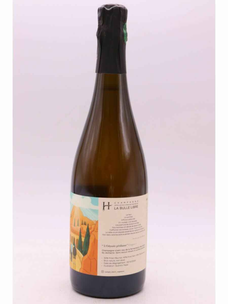 Romain Henin La Bulle Libre L'odyssee Petillante Brut Nature N.V.