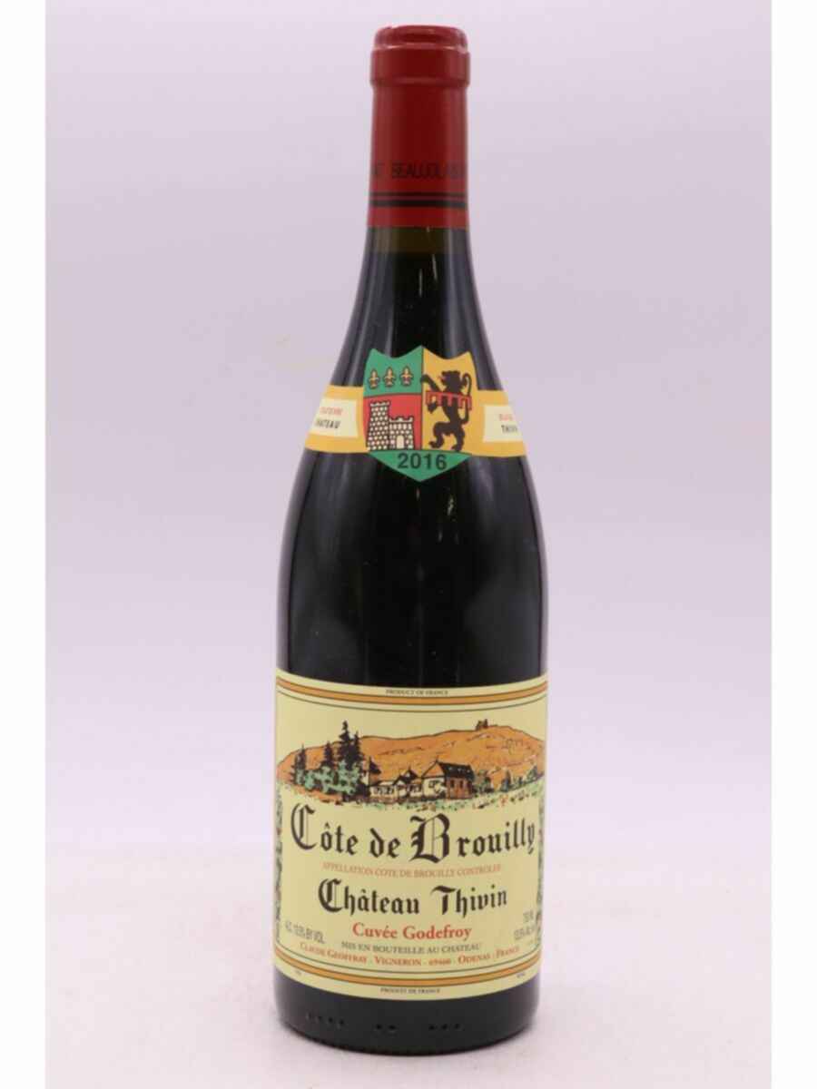 Chateau Thivin Cote De Brouilly Cuvee Godefroy 2016