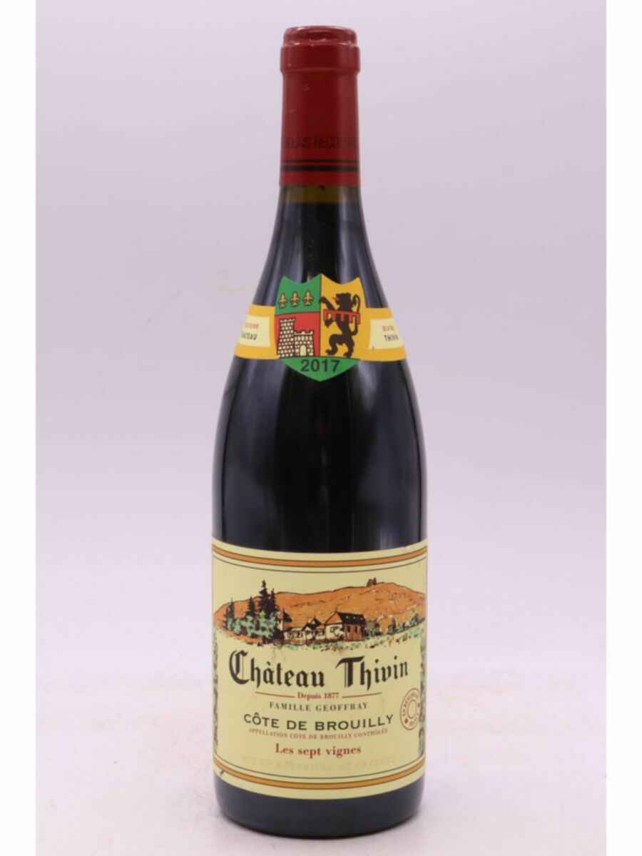 Chateau Thivin Cote De Brouilly Les 7 Vignes 2017