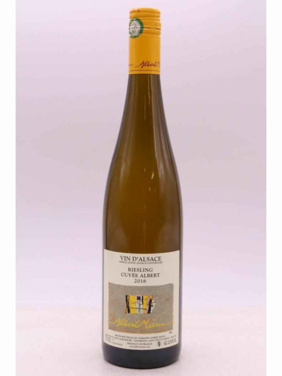 Albert Mann Riesling Cuvee Albert Alsace 2016